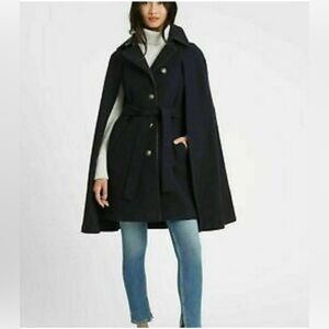 Rare Banana Republic Italian “Melton” Wool Cape in Petite Medium *EUC Bellucci